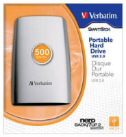 Verbatim 500GB USB 2.0 Portable HDD (47630) Verbatim 500GB USB 2.0 Portable HDD (47630)
